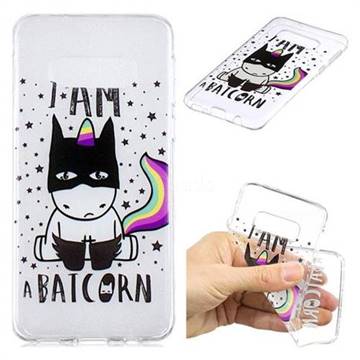 Batman Clear Varnish Soft Phone Back Cover for Samsung Galaxy S10e (5.8 inch)