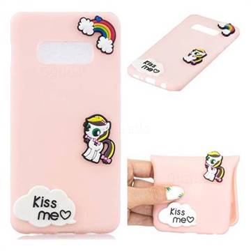 Kiss me Pony Soft 3D Silicone Case for Samsung Galaxy S10e (5.8 inch)