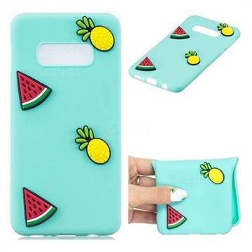 Watermelon Pineapple Soft 3D Silicone Case for Samsung Galaxy S10e (5.8 inch)