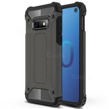 King Kong Armor Premium Shockproof Dual Layer Rugged Hard Cover for Samsung Galaxy S10e (5.8 inch) - Bronze
