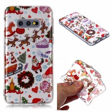 Christmas Playground Super Clear Soft TPU Back Cover for Samsung Galaxy S10e (5.8 inch)