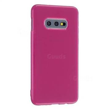 2mm Candy Soft Silicone Phone Case Cover for Samsung Galaxy S10e (5.8 inch) - Rose