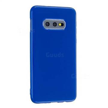 2mm Candy Soft Silicone Phone Case Cover for Samsung Galaxy S10e (5.8 inch) - Navy Blue