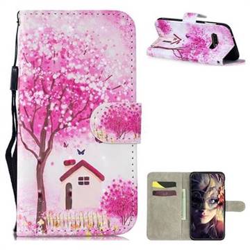 Tree House 3D Painted Leather Wallet Phone Case for Samsung Galaxy S10e (5.8 inch)