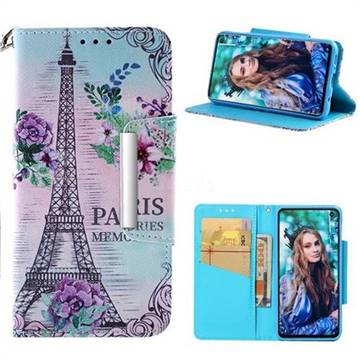 Fresh Tower Big Metal Buckle PU Leather Wallet Phone Case for Samsung Galaxy S10e (5.8 inch)