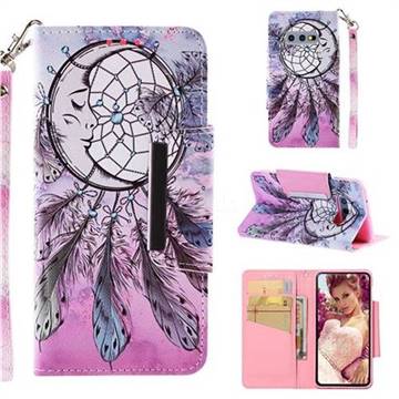 Angel Monternet Big Metal Buckle PU Leather Wallet Phone Case for Samsung Galaxy S10e (5.8 inch)