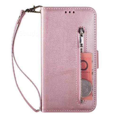 Retro Calfskin Zipper Leather Wallet Case Cover for Samsung Galaxy S10e ...