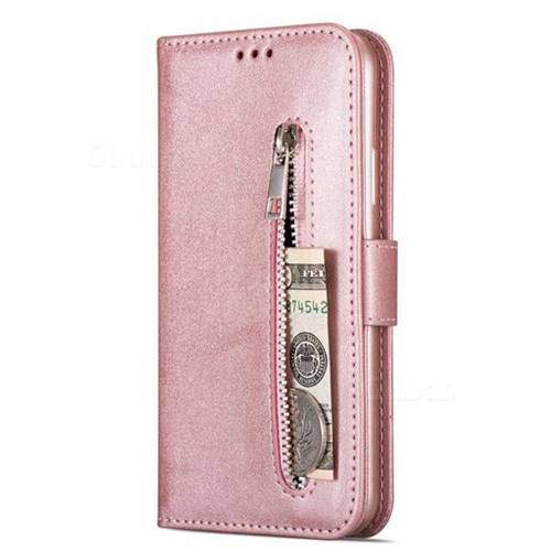 Retro Calfskin Zipper Leather Wallet Case Cover for Samsung Galaxy S10e ...