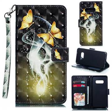 Dream Butterfly 3D Painted Leather Phone Wallet Case for Samsung Galaxy S10e (5.8 inch)
