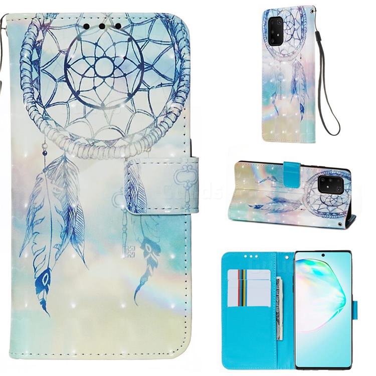 Fantasy Campanula 3D Painted Leather Wallet Case for Samsung Galaxy S10 Lite(6.7 inch)