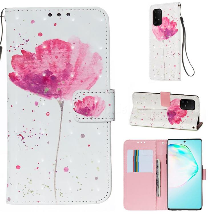 Watercolor 3D Painted Leather Wallet Case for Samsung Galaxy S10 Lite(6.7 inch)