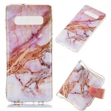 Classic Powder Soft TPU Marble Pattern Phone Case for Samsung Galaxy S10 Plus(6.4 inch)