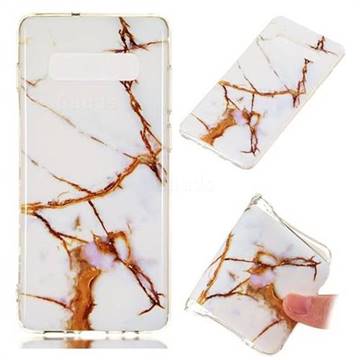 Platinum Soft TPU Marble Pattern Phone Case for Samsung Galaxy S10 Plus(6.4 inch)