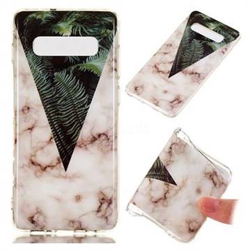 Leaf Soft TPU Marble Pattern Phone Case for Samsung Galaxy S10 Plus(6.4 inch)