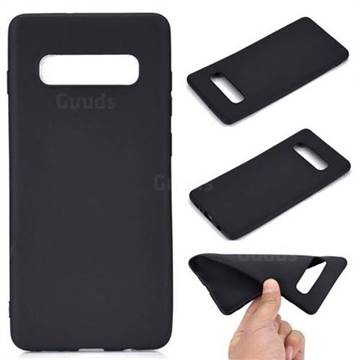 Candy Soft TPU Back Cover for Samsung Galaxy S10 Plus(6.4 inch) - Black
