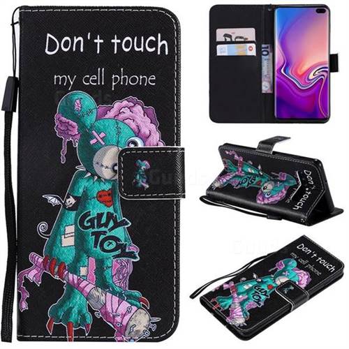 One Eye Mice PU Leather Wallet Case for Samsung Galaxy S10 Plus(6.4 inch)