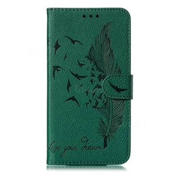 Feathered - Turquoise Samsung S10 Case