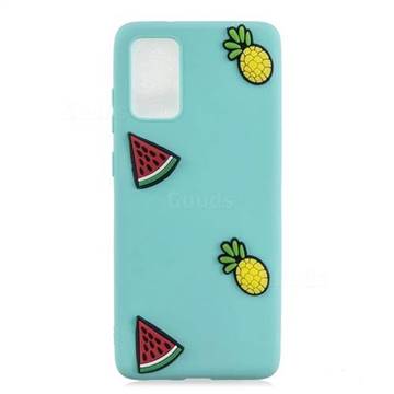 Watermelon Pineapple Soft 3D Silicone Case for Samsung Galaxy S20 Plus / S11