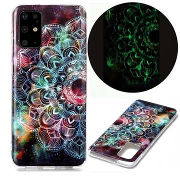 Datura Flowers Noctilucent Soft TPU Back Cover for Samsung Galaxy S20 Plus / S11