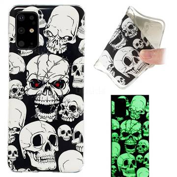 Red-eye Ghost Skull Noctilucent Soft TPU Back Cover for Samsung Galaxy S20 Plus / S11