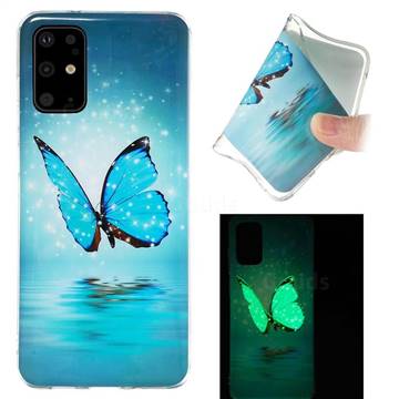 Butterfly Noctilucent Soft TPU Back Cover for Samsung Galaxy S20 Plus / S11