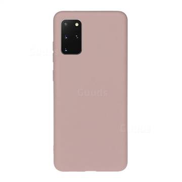 Soft Matte Silicone Phone Cover for Samsung Galaxy S20 Plus / S11 - Lotus Color