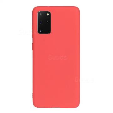 Candy Soft TPU Back Cover for Samsung Galaxy S20 Plus / S11 - Red