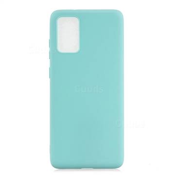 Candy Soft Silicone Protective Phone Case for Samsung Galaxy S20 Plus S11 Light Blue