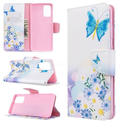Butterflies Flowers Leather Wallet Case for Samsung Galaxy S20 Plus / S11