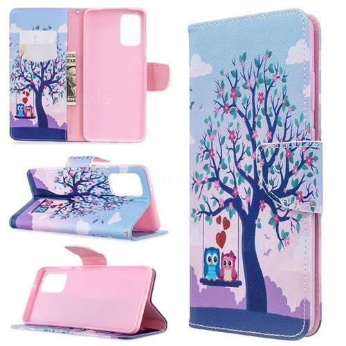 Tree and Owls Leather Wallet Case for Samsung Galaxy S20 Plus / S11