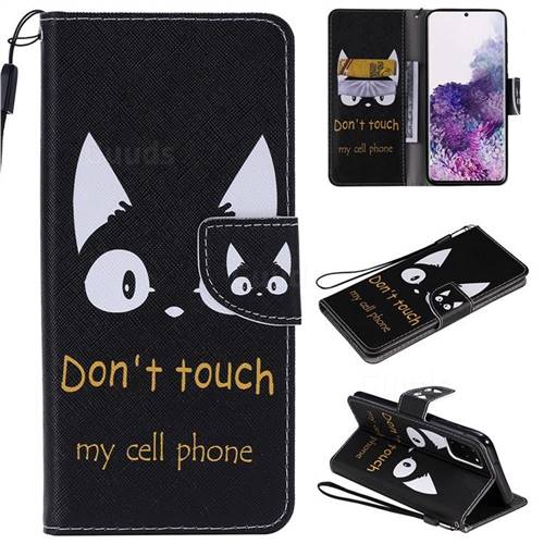 Cat Ears PU Leather Wallet Case for Samsung Galaxy S20 Plus / S11