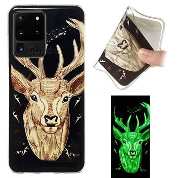 Fly Deer Noctilucent Soft TPU Back Cover for Samsung Galaxy S20 Ultra / S11 Plus