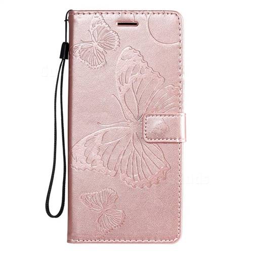 Embossing 3d Butterfly Leather Wallet Case For Samsung Galaxy S20