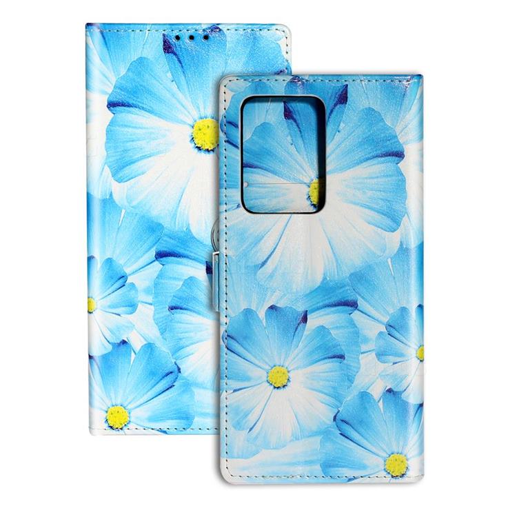 Orchid Flower PU Leather Wallet Case for Samsung Galaxy S20 Ultra / S11 Plus