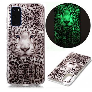Leopard Tiger Noctilucent Soft TPU Back Cover for Samsung Galaxy S20 / S11e