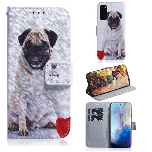 Pug Dog PU Leather Wallet Case for Samsung Galaxy S20 / S11e
