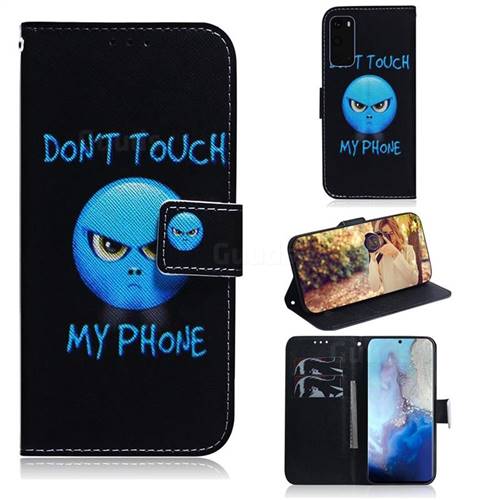 Not Touch My Phone PU Leather Wallet Case for Samsung Galaxy S20 / S11e