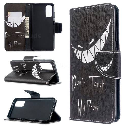 Crooked Grin Leather Wallet Case for Samsung Galaxy S20 / S11e