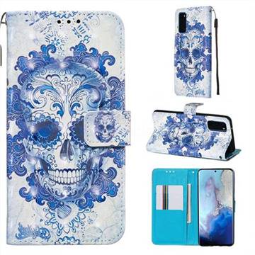 Cloud Kito 3D Painted Leather Wallet Case for Samsung Galaxy S20 / S11e