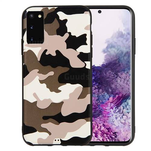 Camouflage Soft TPU Back Cover for Samsung Galaxy S20 / S11e - Black White
