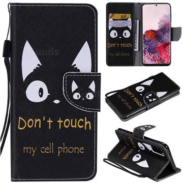 Cat Ears PU Leather Wallet Case for Samsung Galaxy S20 / S11e
