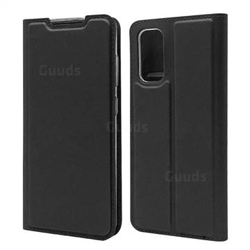 Ultra Slim Card Magnetic Automatic Suction Leather Wallet Case for Samsung Galaxy S20 / S11e - Star Grey