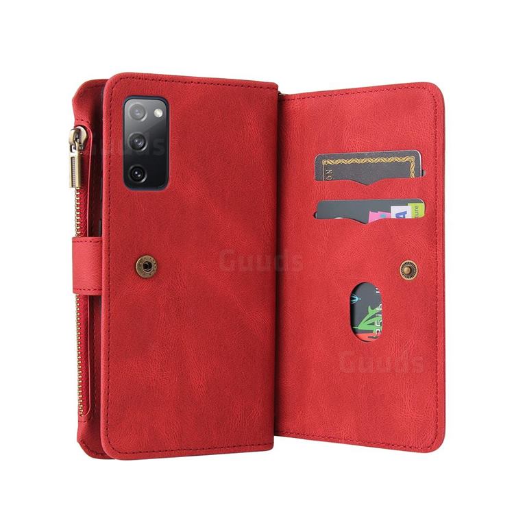 Luxury Multi-functional Zipper Wallet Leather Phone Case Cover for