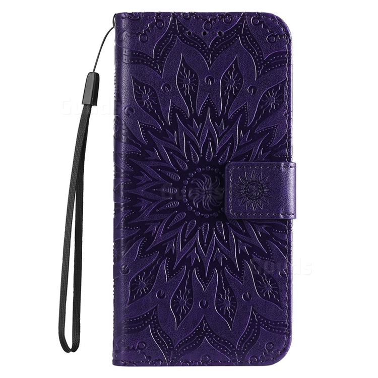 Embossing Sunflower Leather Wallet Case for Samsung Galaxy S22 Ultra ...