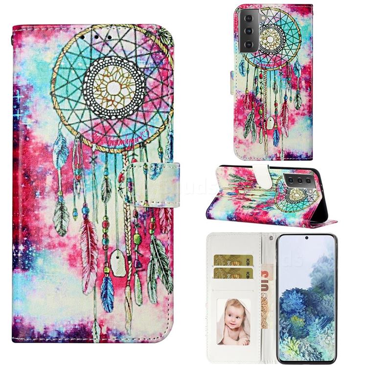 Butterfly Chimes PU Leather Wallet Case for Samsung Galaxy S21 / Galaxy S30