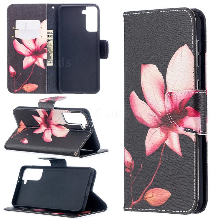 Lotus Flower Leather Wallet Case for Samsung Galaxy S21 Plus / S30 Plus