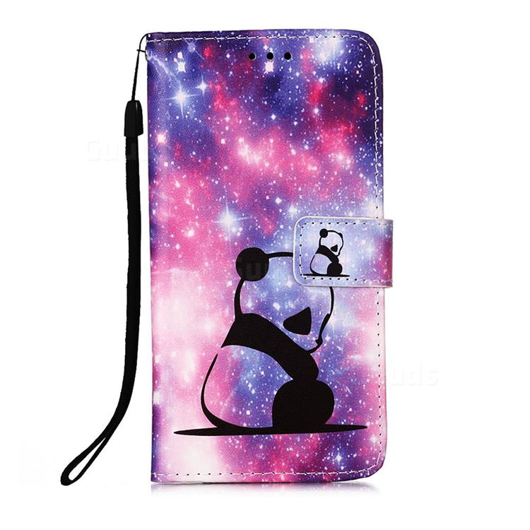 Panda Baby Matte Leather Wallet Phone Case For Samsung Galaxy S21 Plus Galaxy S21 Plus Cases Guuds