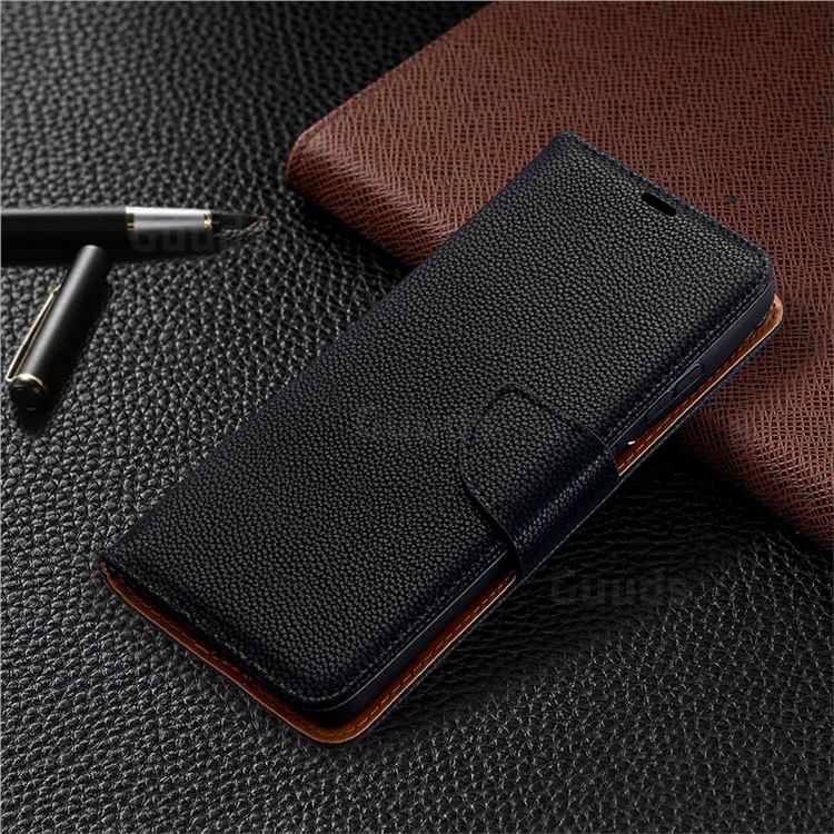 Classic Luxury Litchi Leather Phone Wallet Case for Samsung Galaxy S21