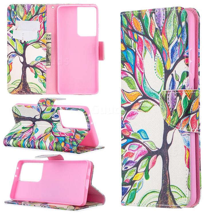 The Tree of Life Leather Wallet Case for Samsung Galaxy S21 Ultra