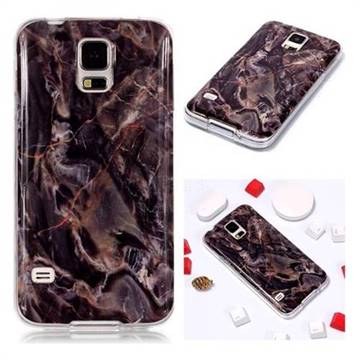 Brown Soft TPU Marble Pattern Phone Case for Samsung Galaxy S5 G900